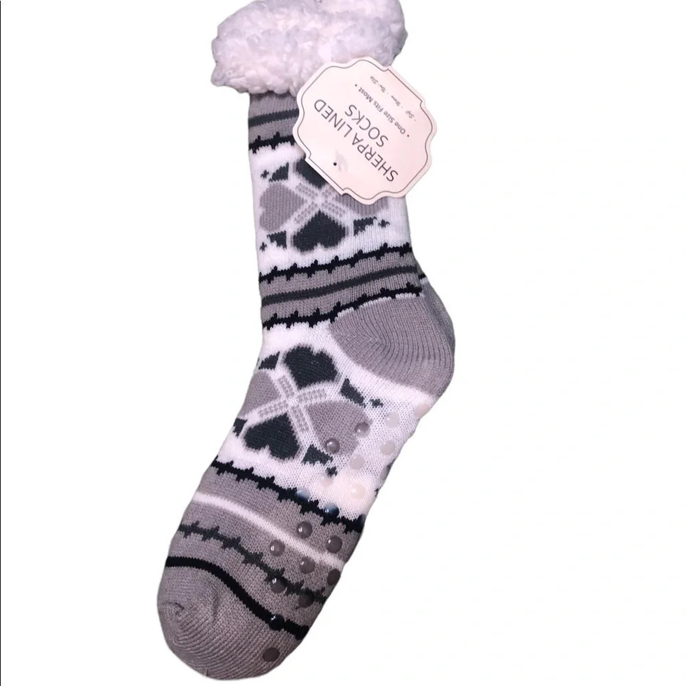 NWT WINTER SHERPA SOCKS